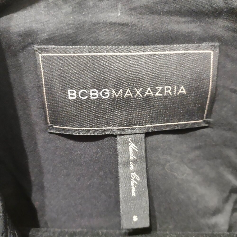BCBG Maxazria Xander quilted faux leather vest moto chic EUC size S - Picture 12 of 12